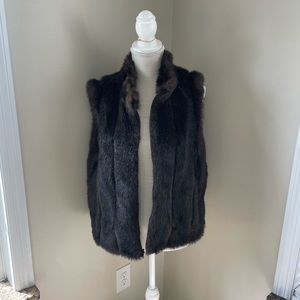 Vintage faux fur vest
